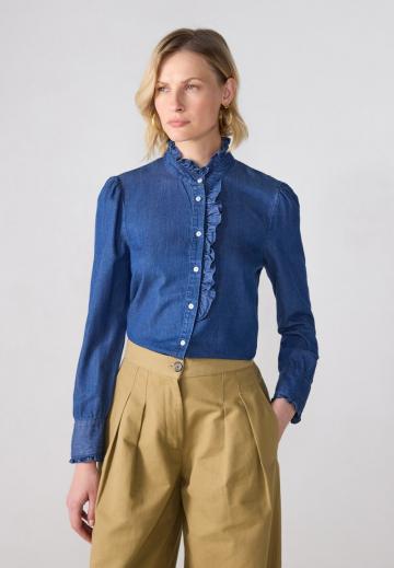 Джинсовая блузка