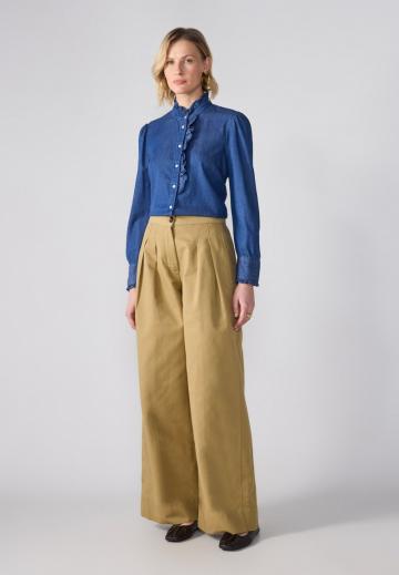 Джинсовая блузка