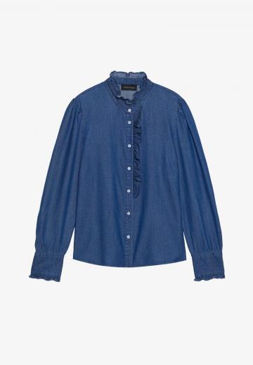 Джинсовая блузка