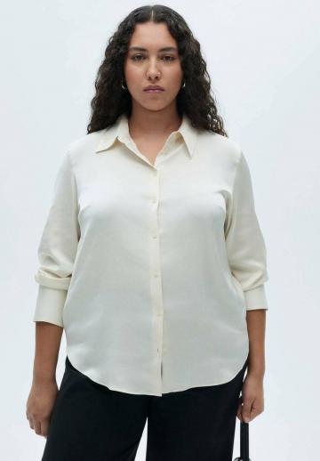 Атласная блузка