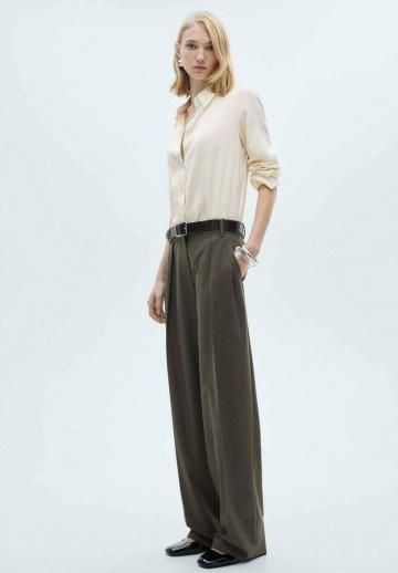 Атласная блузка