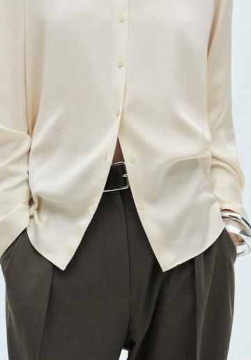 Атласная блузка