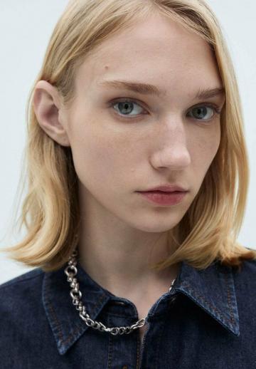 Джинсовая блузка