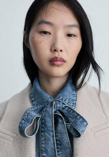 Джинсовая блузка