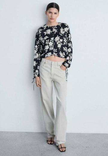 Атласная блузка