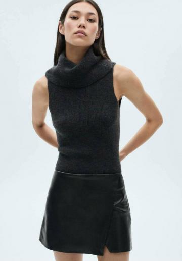 Кожаная юбка