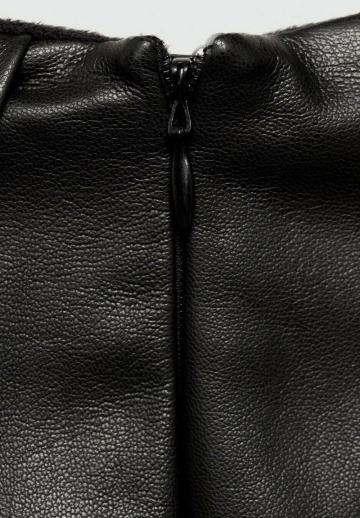 Кожаная юбка