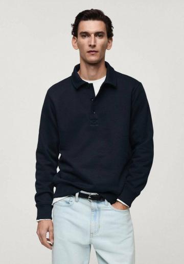 Поло с длинным рукавом