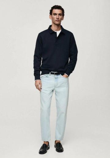 Поло с длинным рукавом