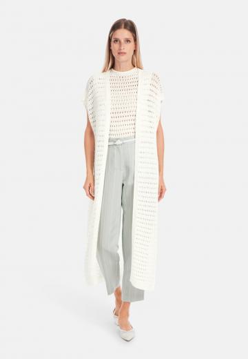 Длинный жилет