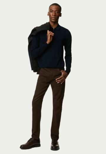 Поло с длинным рукавом