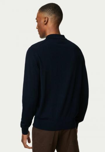 Поло с длинным рукавом