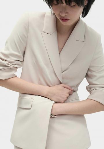 Длинный блейзер