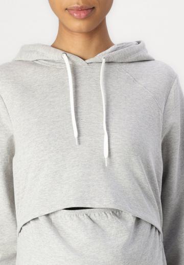 Пуловер с капюшоном