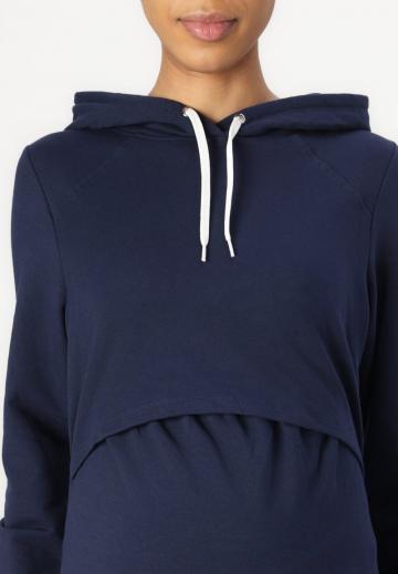 Пуловер с капюшоном