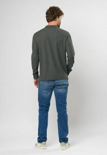 Поло с длинным рукавом