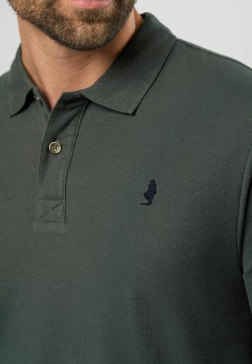 Поло с длинным рукавом