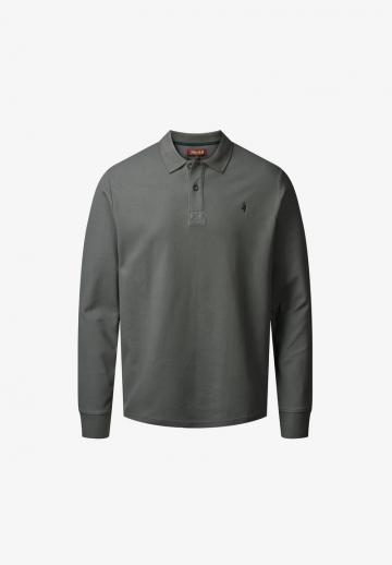Поло с длинным рукавом