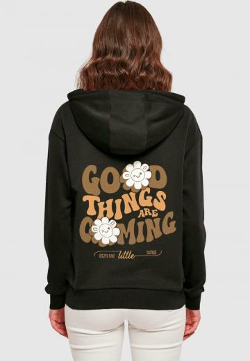 Пуловер с капюшоном