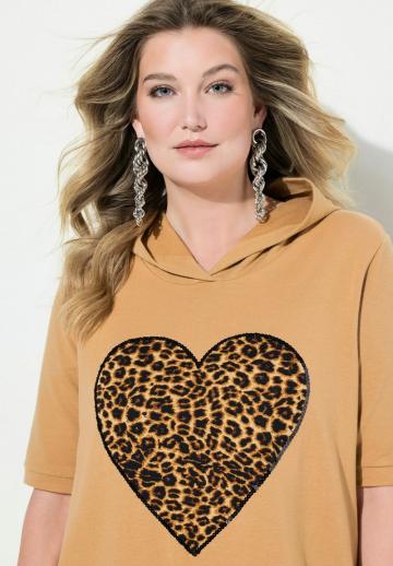 Пуловер с капюшоном