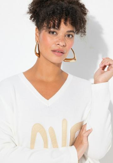 Длинный пуловер