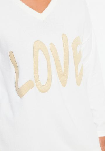 Длинный пуловер