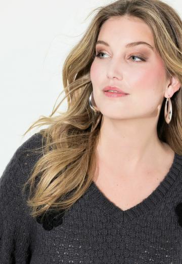 Длинный пуловер