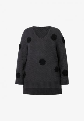 Длинный пуловер