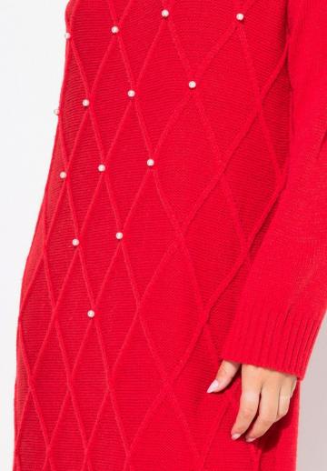 Вязаное платье