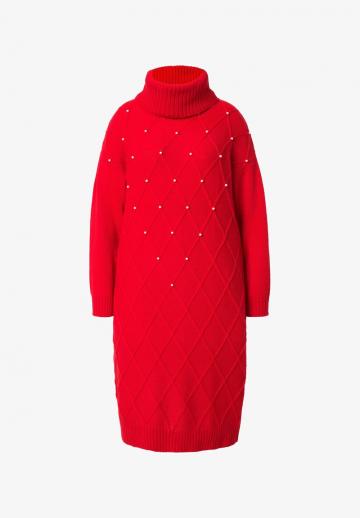 Вязаное платье