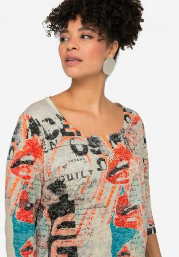 Майка с рукавом три четверти