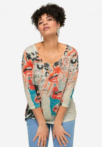 Майка с рукавом три четверти