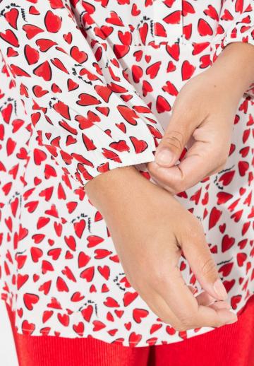 Длинная блузка