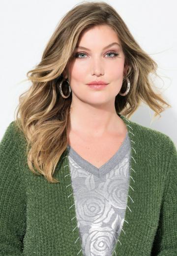 Длинный кардиган