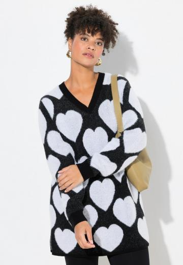 Длинный пуловер