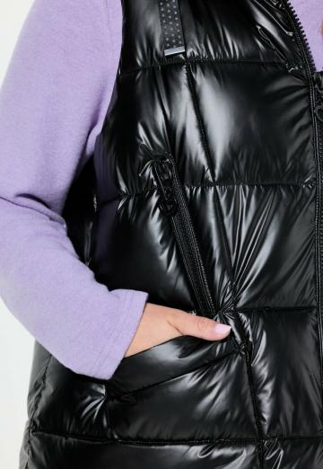 Длинный жилет