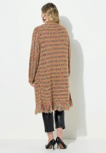 Жаккардовая вязаная кофта