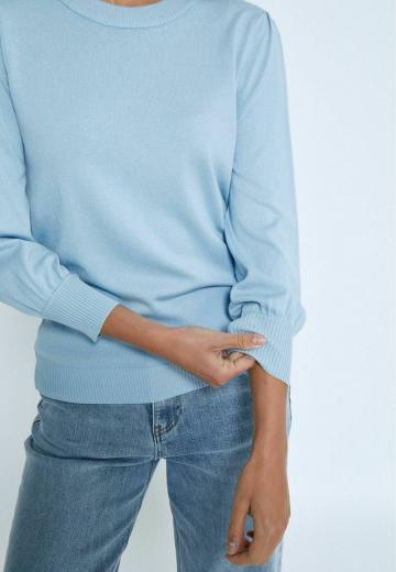 Пуловер с рукавом три четверти