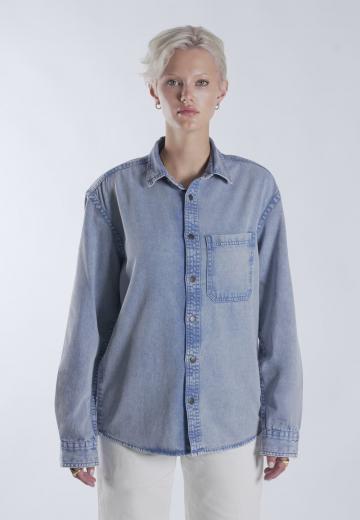 Джинсовая блузка