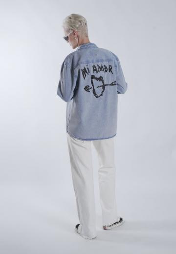 Джинсовая блузка