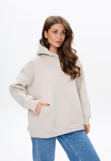 Пуловер с капюшоном