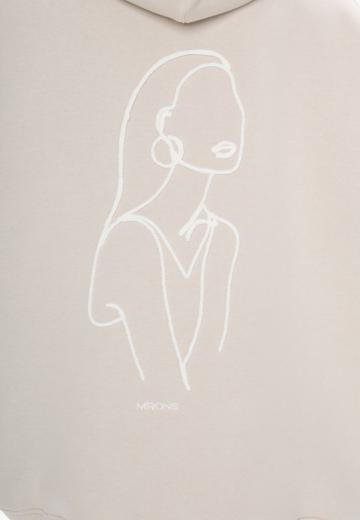 Пуловер с капюшоном