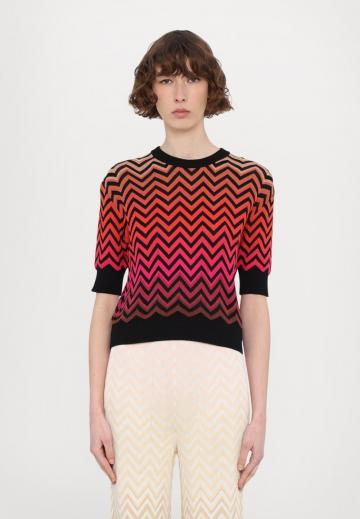 Пуловер с коротким рукавом