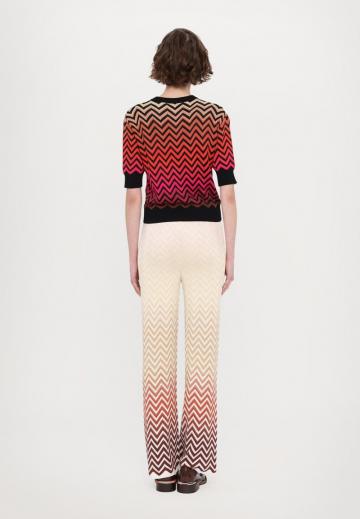 Пуловер с коротким рукавом