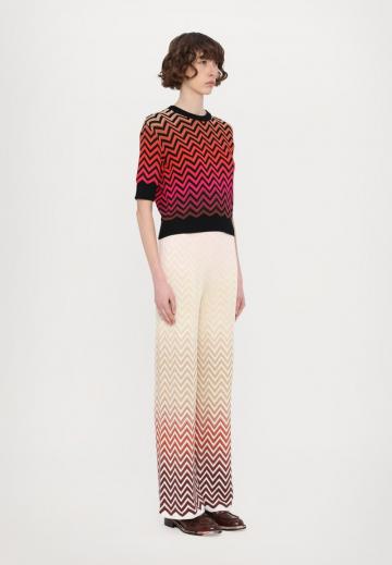 Пуловер с коротким рукавом