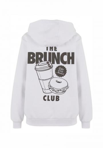 Пуловер с капюшоном