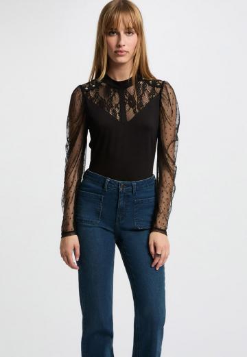 Кружевная блузка