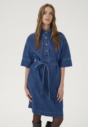 Джинсовое платье