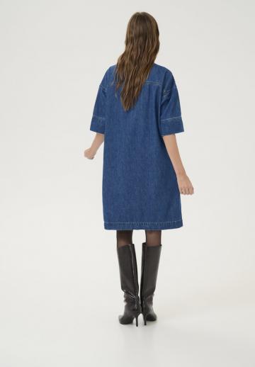 Джинсовое платье