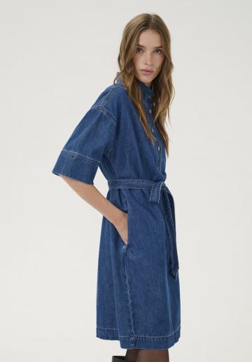 Джинсовое платье